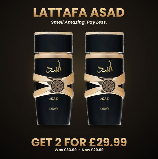 Lattafa Asad Eau de Parfum 100ml - Bundle of 2