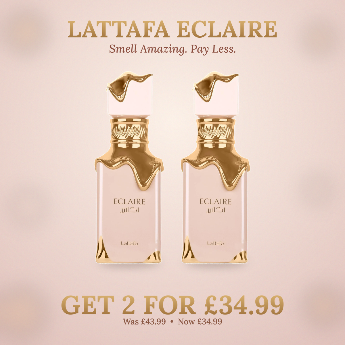 Lattafa Eclaire Eau de Parfum 100ml - Bundle of 2