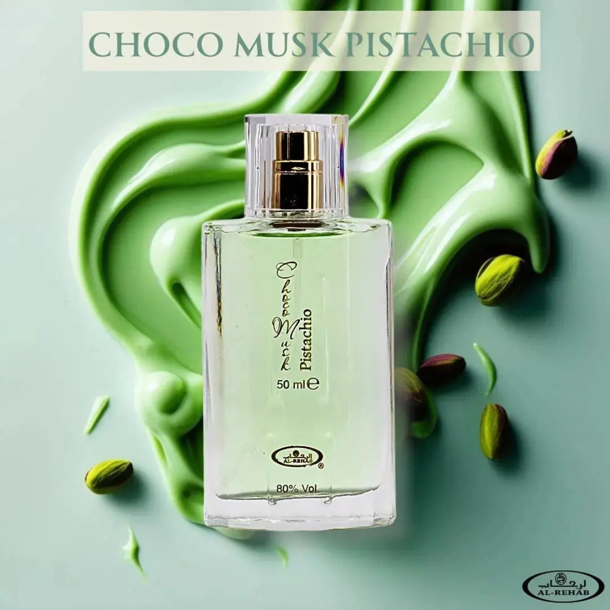 Choco Musk Pistachio Eau de Parfum 50ml by Al-Rehab
