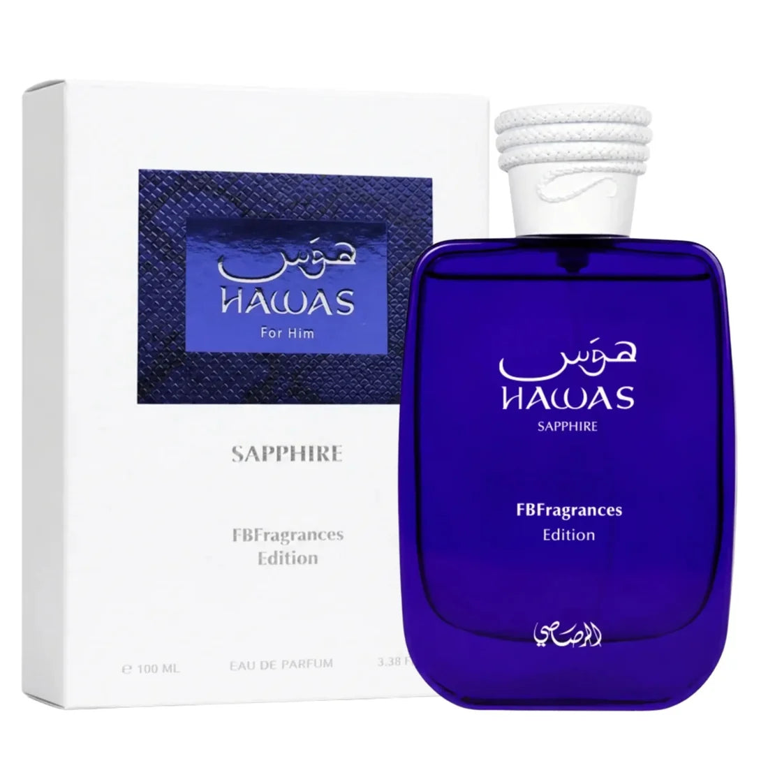 Hawas Sapphire Eau de Parfum 100ml by Rasasi