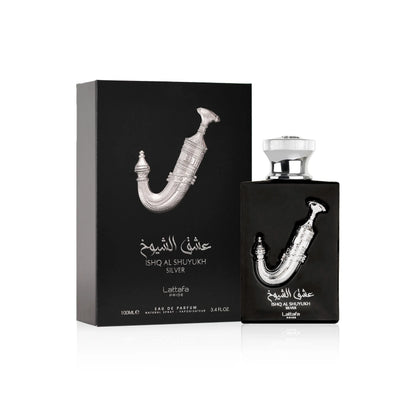 Ishq Al Shuyukh Silver Eau de Parfum 100ml by Lattafa